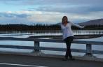 Nosso prineiro fim de tarde no Alaska, trecho final da Alaska Highway